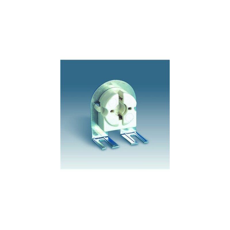 foto del prodotto simone 55572 31 portalampada fluorescente g13 con supporto in metallo