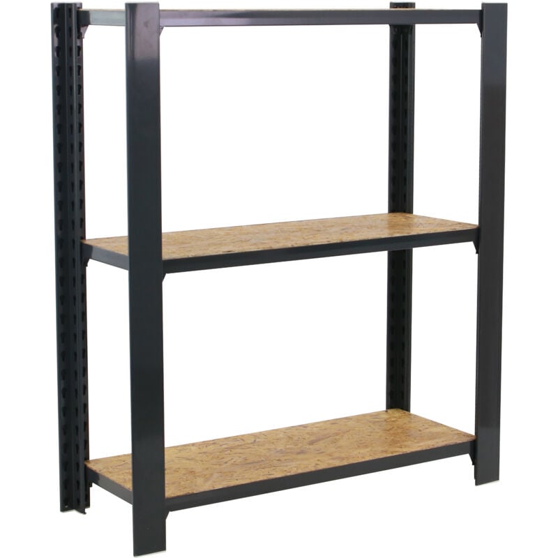 foto del prodotto simonrack scaffale in metallo simon rack senza viti colore antracite osb 3 ripiani 1000x800x300 mm made in spain