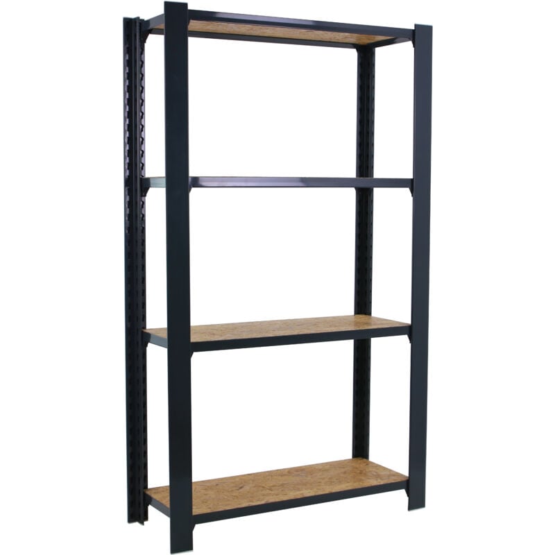 foto del prodotto simonrack scaffale in metallo simon rack senza viti colore antracite osb 4 ripiani 1500x800x300 mm made in spain