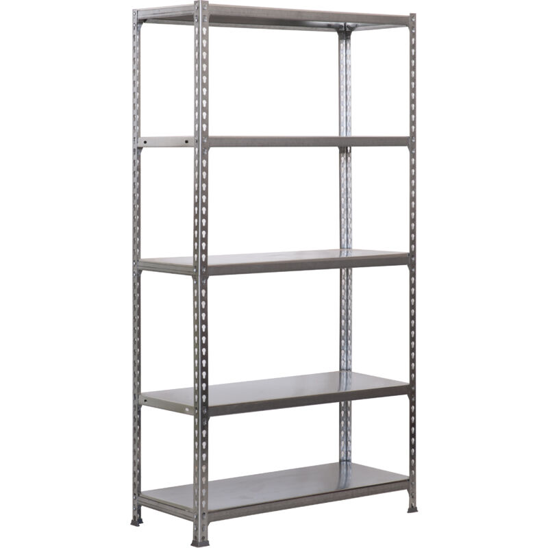 foto del prodotto simonrack scaffale in metallo simon rack senza viti colore galvanizzato 5 ripiani 1800x800x400 mm made in spain