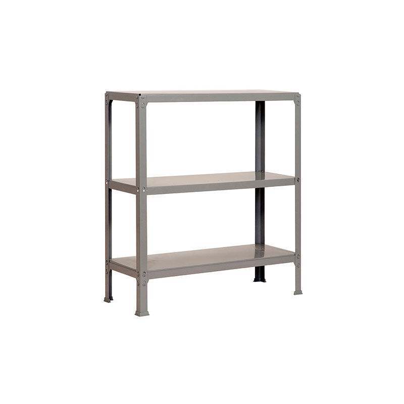 foto del prodotto simonrack scaffale in metallo simon rack senza viti colore grigio 3 ripiani 900x800x300 mm made in spain