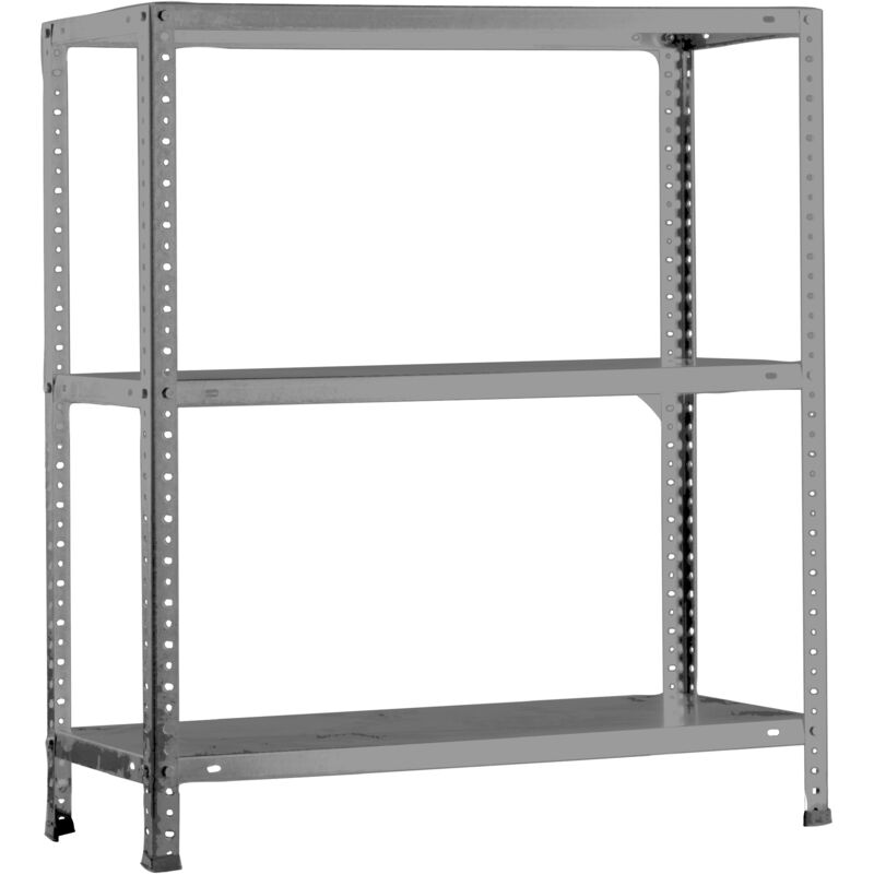 foto del prodotto simonrack scaffale portaoggetti, 1000x800x500 mm, 3 ripiani, capacit di carico e punto di flessione 75 kg, metallo, scaffale da garage, grigio