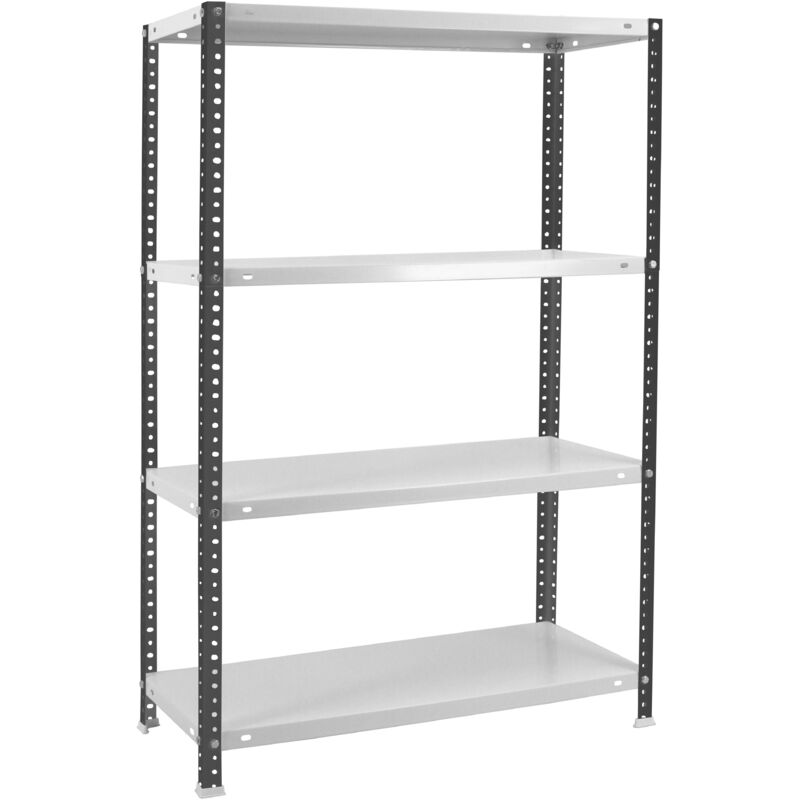 foto del prodotto simonrack scaffale portaoggetti, 1500x800x300 mm, 4 ripiani, capacit di carico e punto di flessione 100 kg, metallo, scaffale da garage,