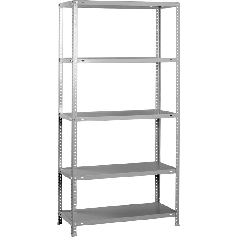 foto del prodotto simonrack scaffale portaoggetti, 2000x1000x300 mm, 5 ripiani, capacit di carico e punto di flessione 100 kg, metallo, scaffale da garage, grigio