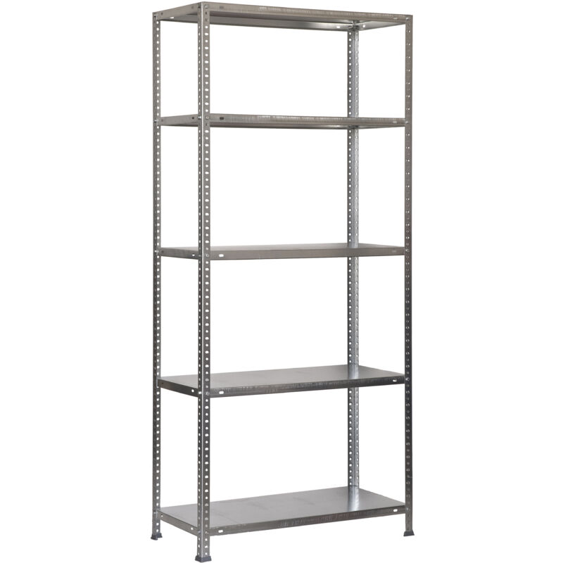 immagine 0 del prodotto simonrack scaffale portaoggetti, 2000x1000x500 mm, 5 ripiani, capacit di carico e punto di flessione 100 kg, metallo, scaffale da garage, zincato