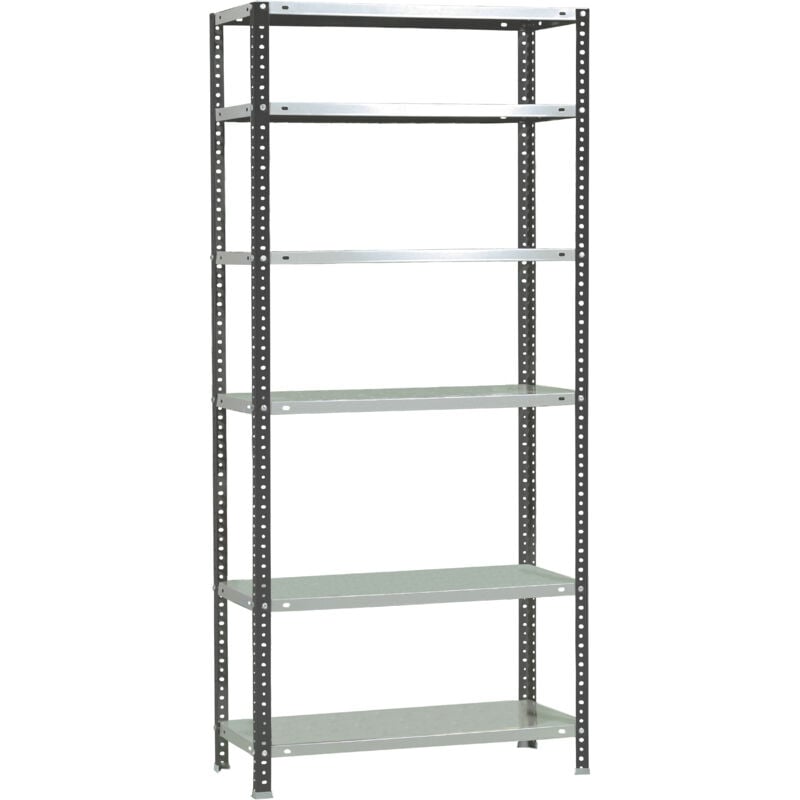 foto del prodotto simonrack scaffale portaoggetti, 2000x1100x300 mm, 6 ripiani, capacit di carico e punto di flessione 90 kg, metallo, scaffale da garage,