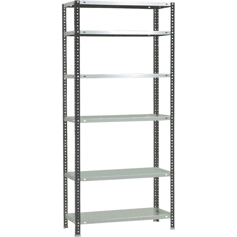 foto del prodotto simonrack scaffale portaoggetti, 2000x900x300 mm, 6 ripiani, capacit di carico e punto di flessione 100 kg, metallo, scaffale da garage,