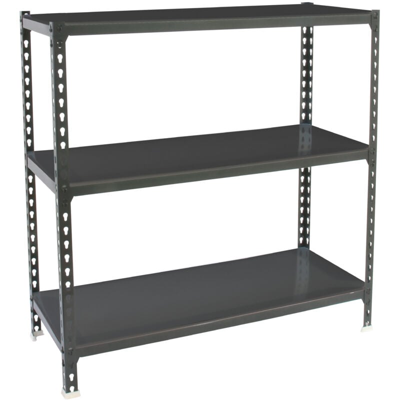 foto del prodotto simonrack scaffale portaoggetti, 900x1200x500 mm, 3 ripiani, portata 200 kg per ripiano, metallo, scaffale da garage, antracite simonclick