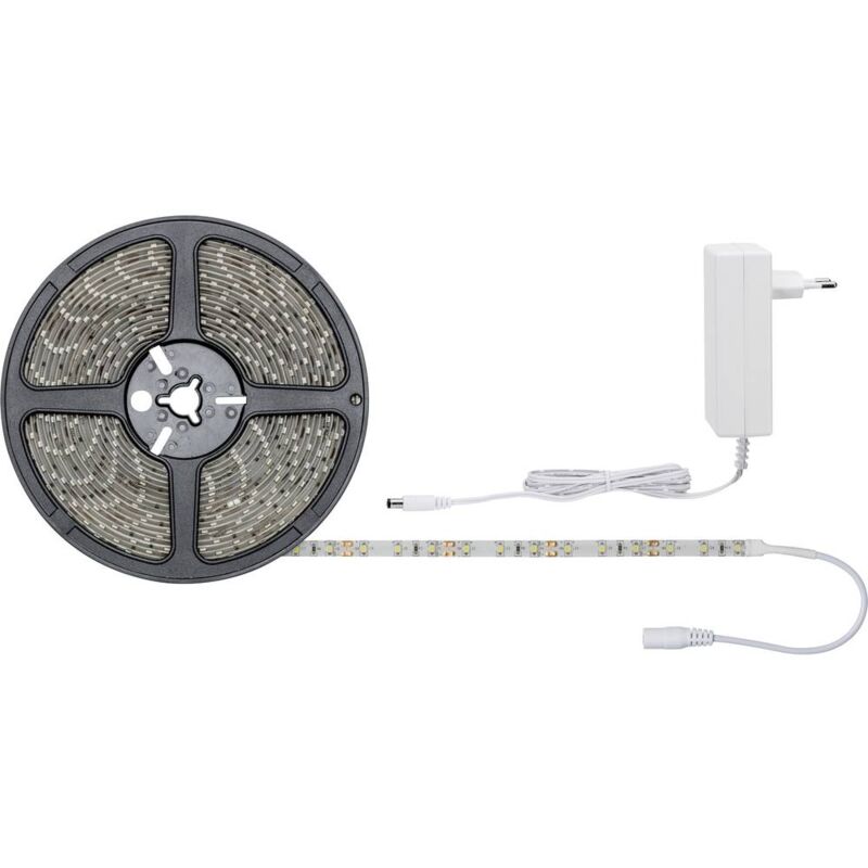 foto del prodotto simpled 78973 kit completo striscia led con spina 12 v 7.5 m bianco caldo 1 pz. paulmann