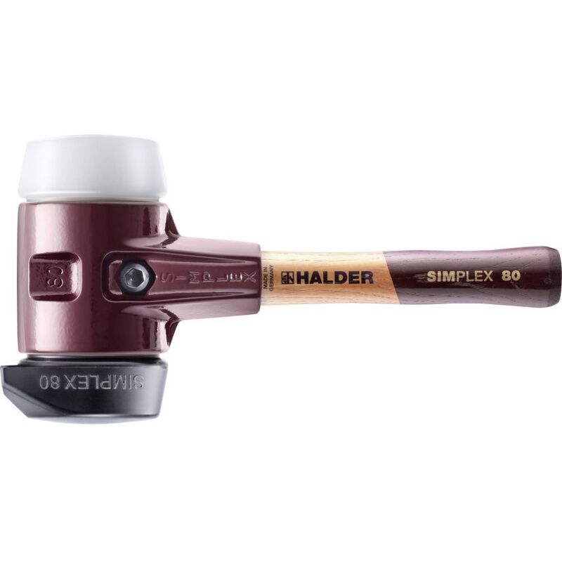 foto del prodotto simplex 3027.282 mazzuola antirimbalzo manico ergonomico, medio duro 2720 g 325 mm 1 pz. halder