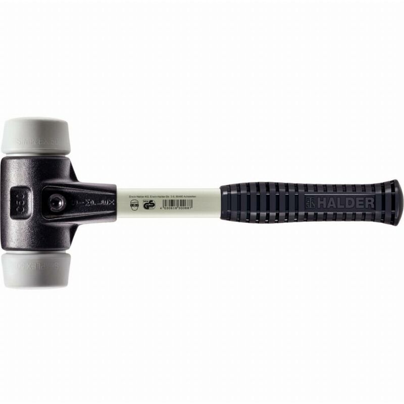 foto del prodotto simplex tpe mazza media con corpo in ferro malleabile rinforzato e impugnatura in fibra di vetro - d 30 mm - 3703.030 - halder