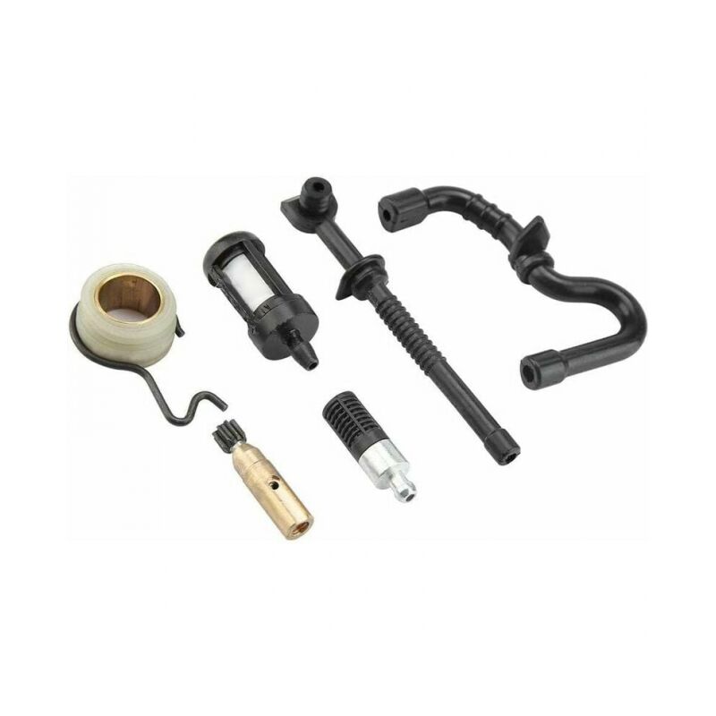 foto del prodotto simplicity pompa olio per motosega, pompa olio per motosega kit filtro tubo carburante con ingranaggio a vite senza fine per stihl ms180 ms170 018