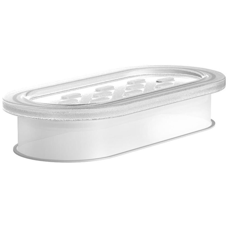 foto del prodotto simply r portasapone in vetro lucido satdsimrmyd swiss aqua technologies