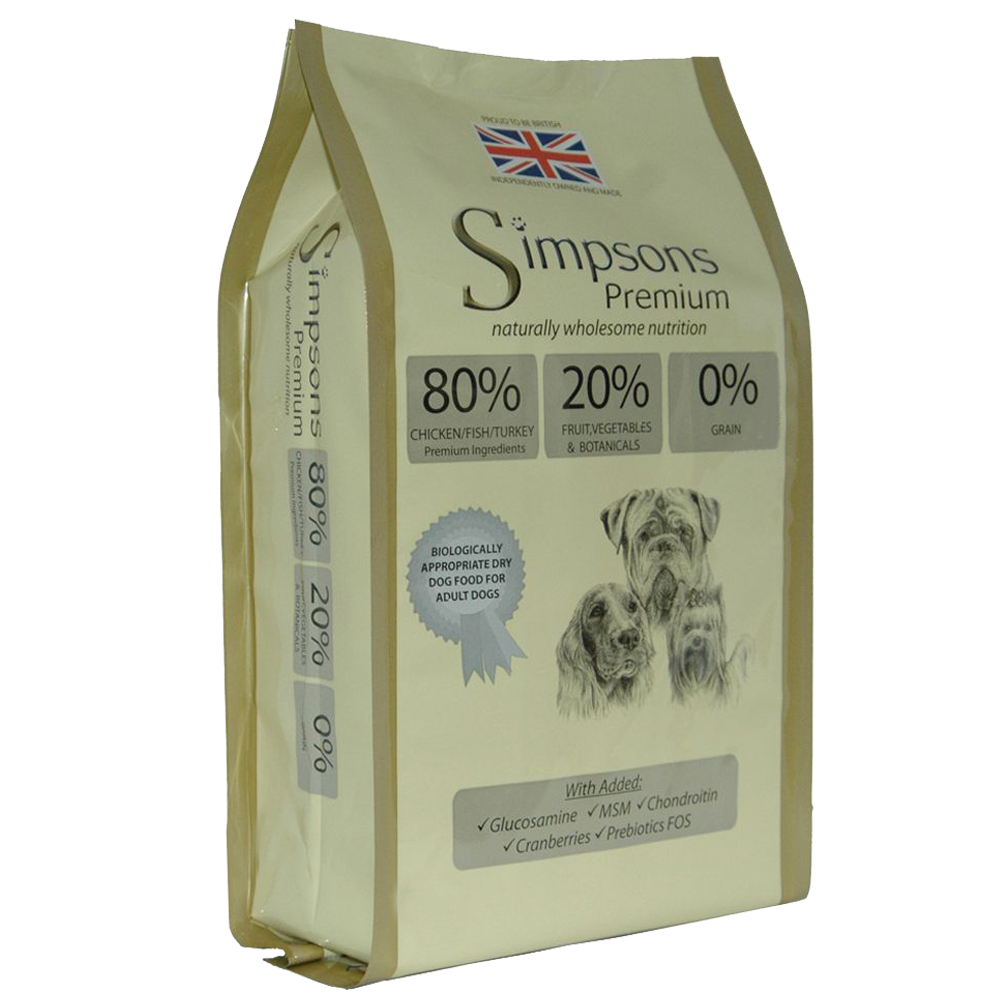 foto del prodotto simpsons premium 80 20 mixed carne pesce 12 kg
