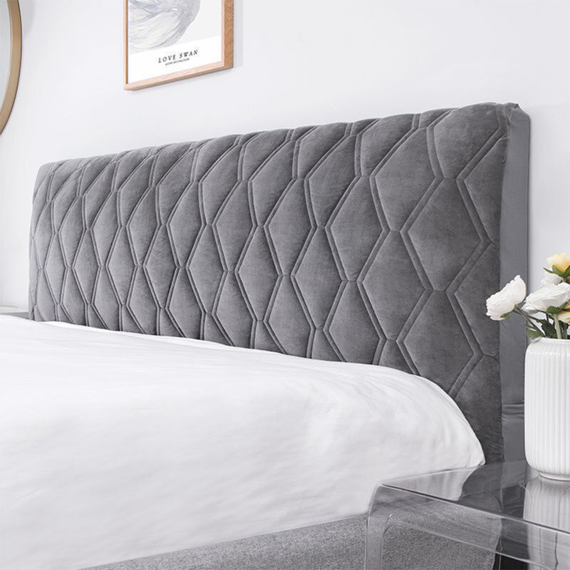 foto del prodotto sinbinta housse de t te de lit, housse de t te pour lit double simple rembourr e, housse lastique, protection unie, housse de d coration, chambre