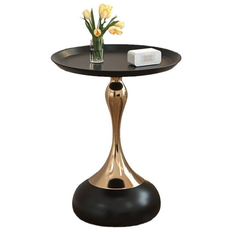 foto del prodotto sinbinta tavolino rotondo, elegante tavolino da cocktail e bevande, comodino in marmo tavolino da caff piccolo tavolino da salotto e per piccoli