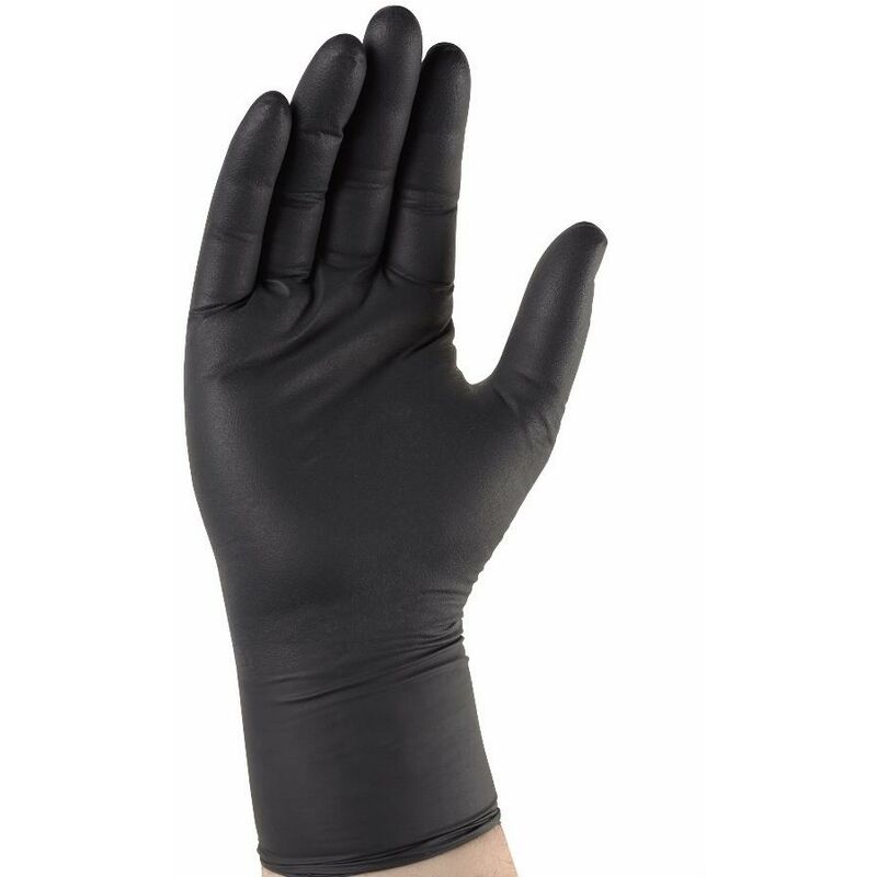 foto del prodotto singer freres guanti in nitrile nero scatola da 100 taglia 8 9 l auu500089