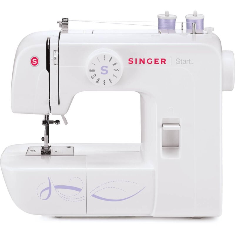 foto del prodotto singer macchina da cucire start 1306 automatica 4 tempi piedino per asole bianco