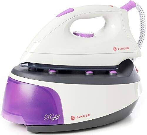 foto del prodotto singer shg 2627 ferro da stiro a caldaia 850 w 0,8 l ceramica grigio, porpora, bianco - shg2627