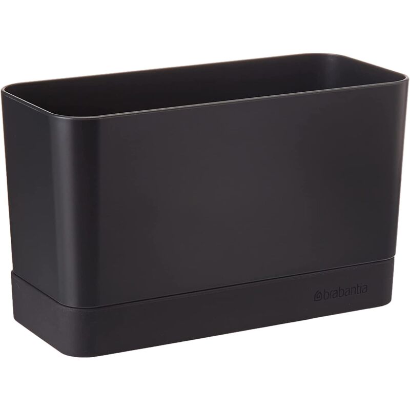 foto del prodotto sink side organizer per lavello, dark grey, 8.5 x 19 x 11.5 cm brabantia