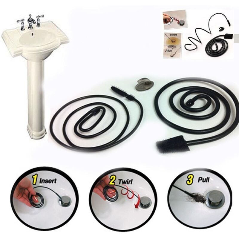 foto del prodotto sink snake filo fili stura lavandino pulisci tubi cavo tubo stura bagno cucina