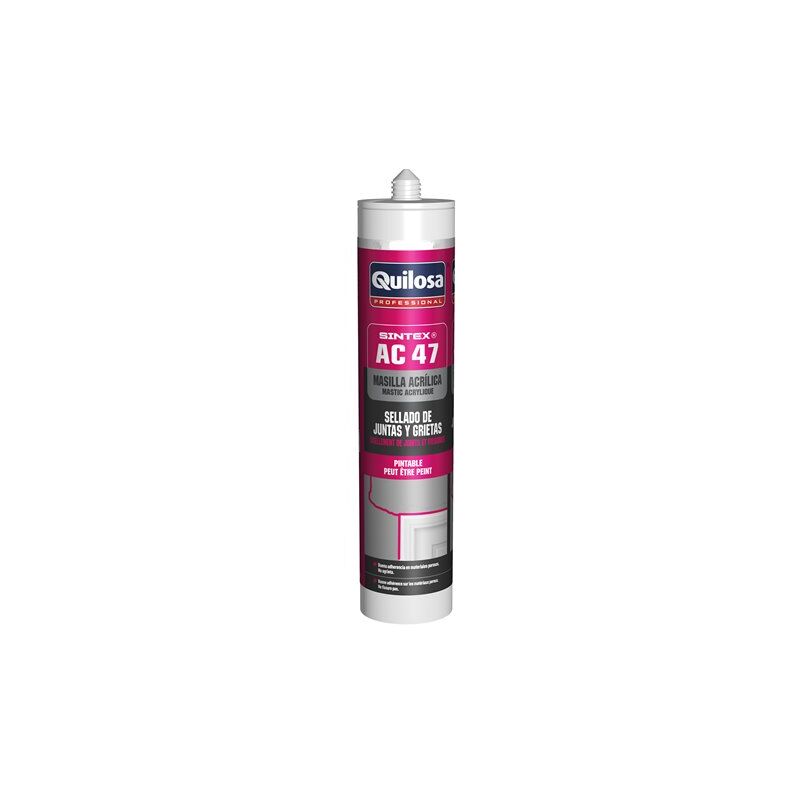 foto del prodotto sintex ac 47 sigillante acrilico grigio 300 ml quilosa