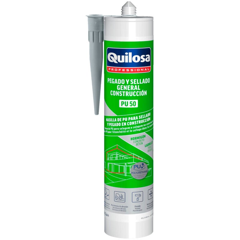 foto del prodotto sintex stucco pu 50 t045617 300ml grigio quilosa