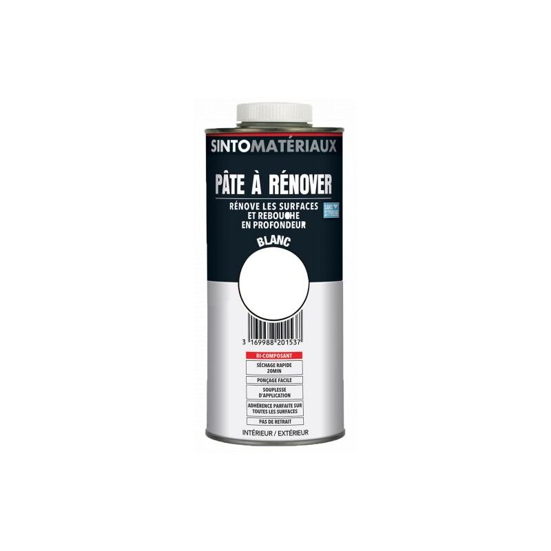 foto del prodotto sinto pasta per restauro indurente in tubo sa bianco cartuccia 0,8l 1,5 kg 820153