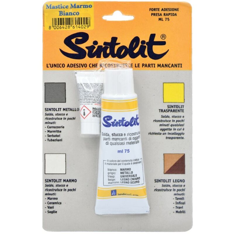 foto del prodotto sintolit marmo e ceramica 'fai da te' ml 375 - paglierino