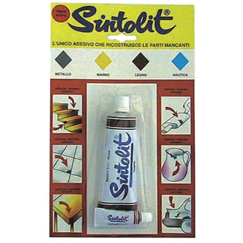 foto del prodotto sintolit stucco per legno in tubetto ml.60 ml.75 legno scuro