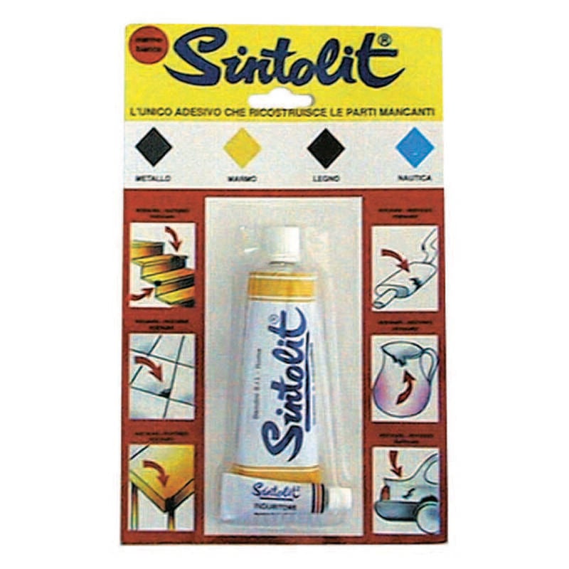 foto del prodotto sintolit stucco per metallo in tubetto ml.60 ml.75