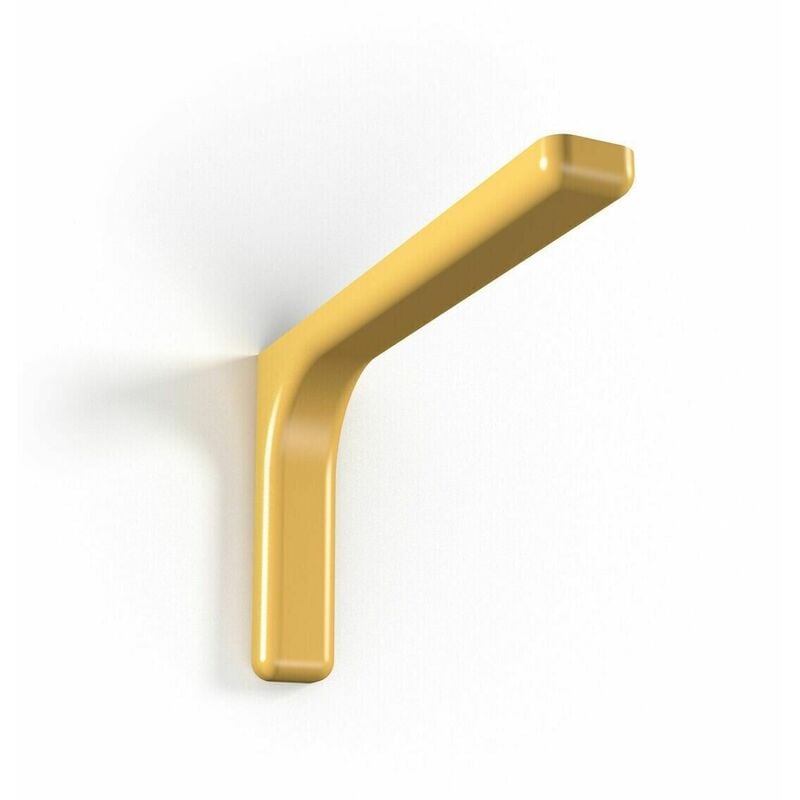 foto del prodotto sip 2 pz reggimensola supporto staffa mensola plastica metallo 24cm rovere