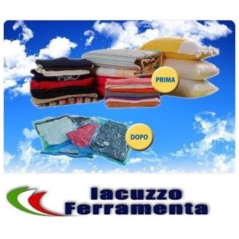 foto del prodotto sip busta sacco salvaspazio sacchetto sottovuoto cm80x130 aspirapolvere vestiti