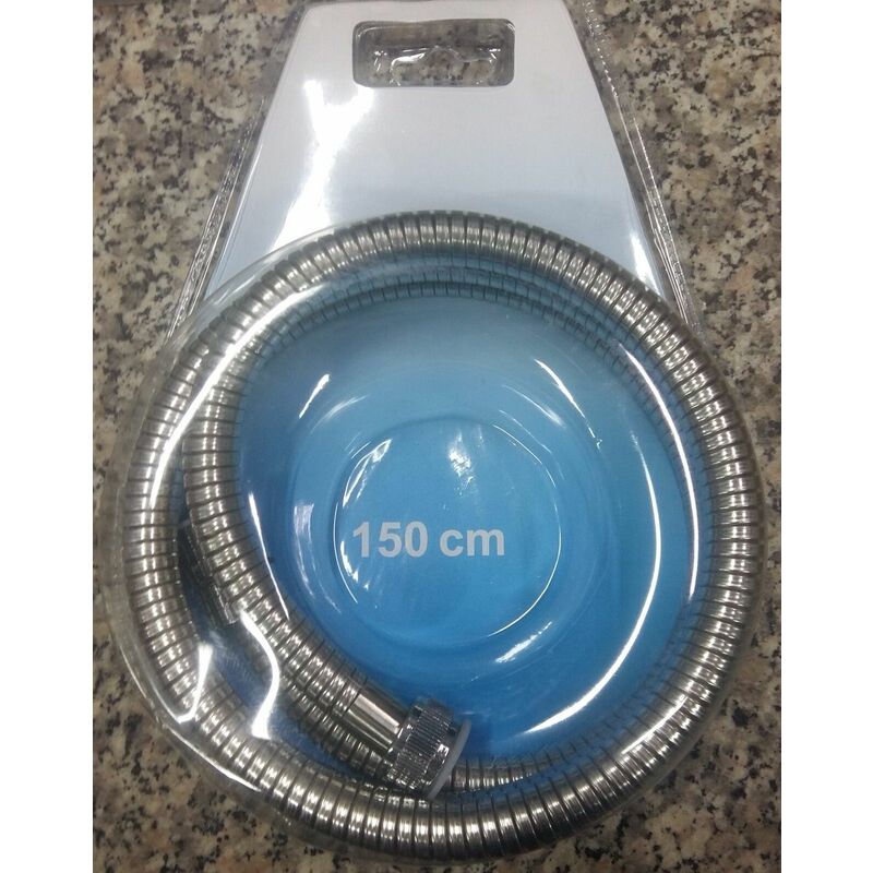 foto del prodotto sip tubo flessibile per doccia vasca doccetta estensibile in acciaio inox 150 200 cm
