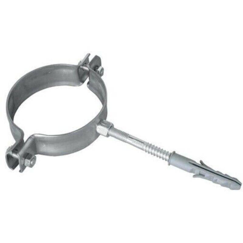 foto del prodotto sipa collare murale in acciaio inox aisi 304 x tubi scarico fumi canna fumaria d 80