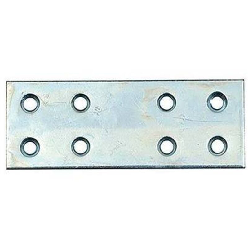 foto del prodotto sipa - giunzione 8 fori dritta zincata s.mm 2,0 cf pz 50 cm 10x3