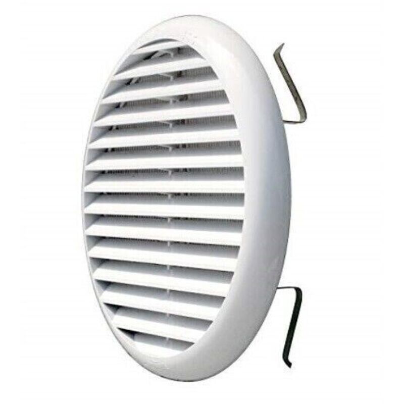 foto del prodotto sipa griglia aerazione a molla foro ventilazione misura da 63 a 125 colore bianco