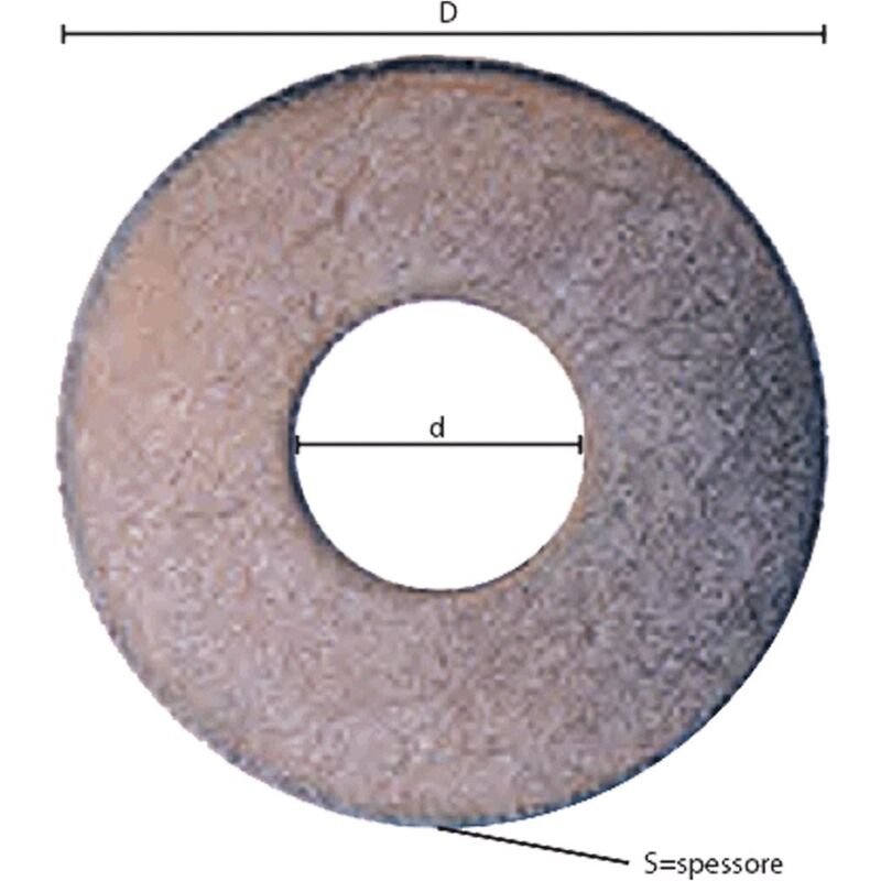 foto del prodotto sipa - rondella grembialina m 5 - 1,5 x 20 x 5,5 mm 20 c