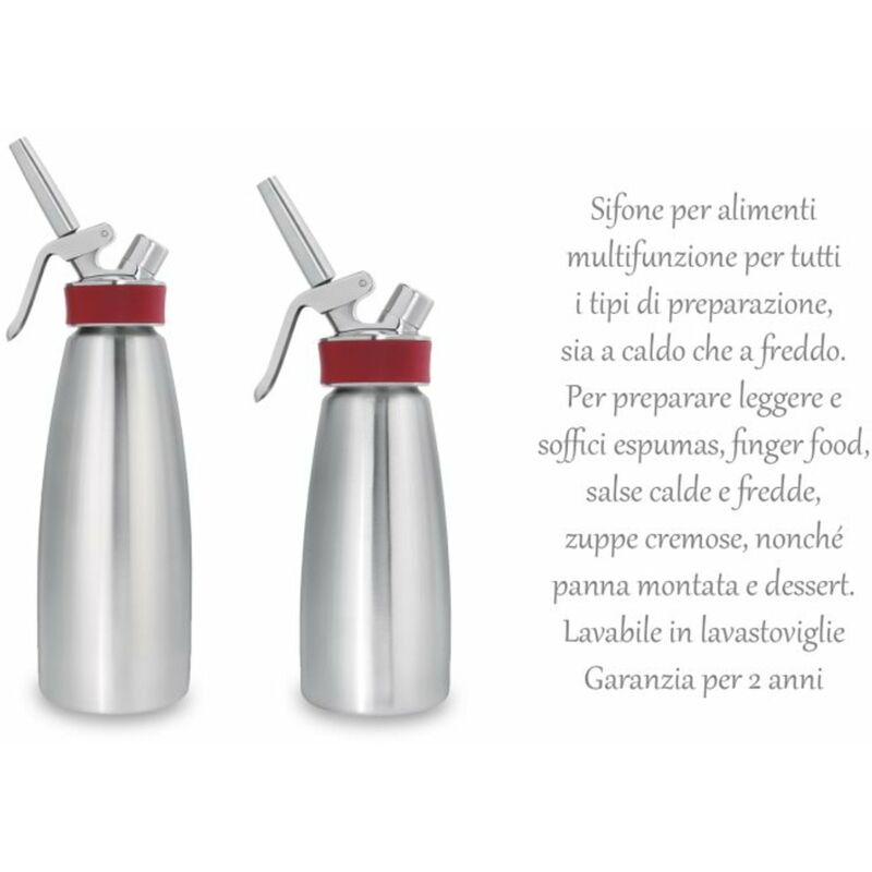 foto del prodotto siphone panna lt.0,5 prof.gourmet 1603