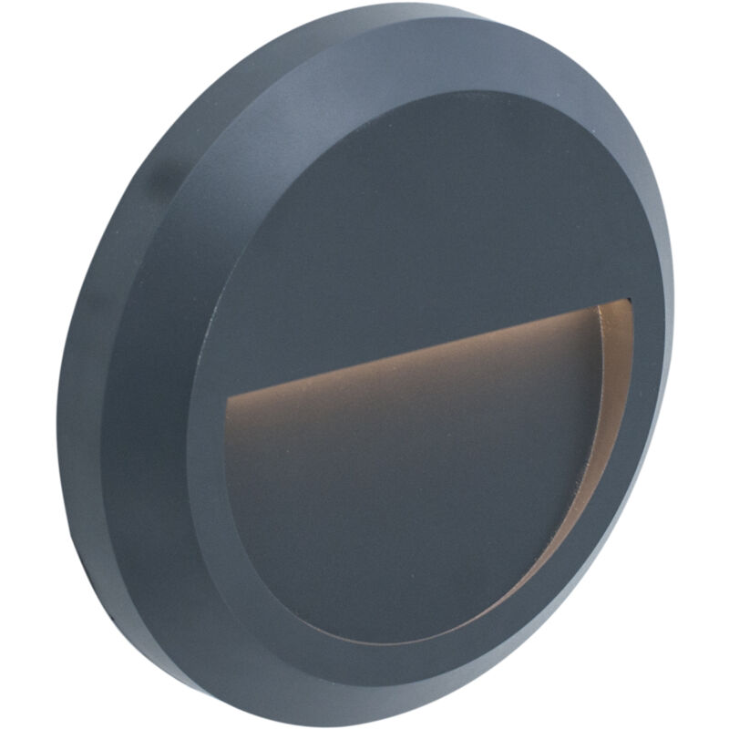 foto del prodotto siram aplique exterior con luz led blanco c lido en color gris urbano