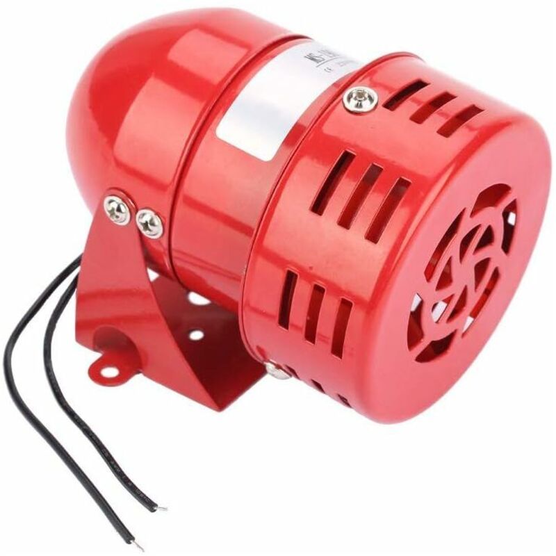 foto del prodotto sirena allarme motore sirena industriale allarme 220v, mini allarme auto anello allarme allarme motore in metallo 220v 120db protezione antifurto