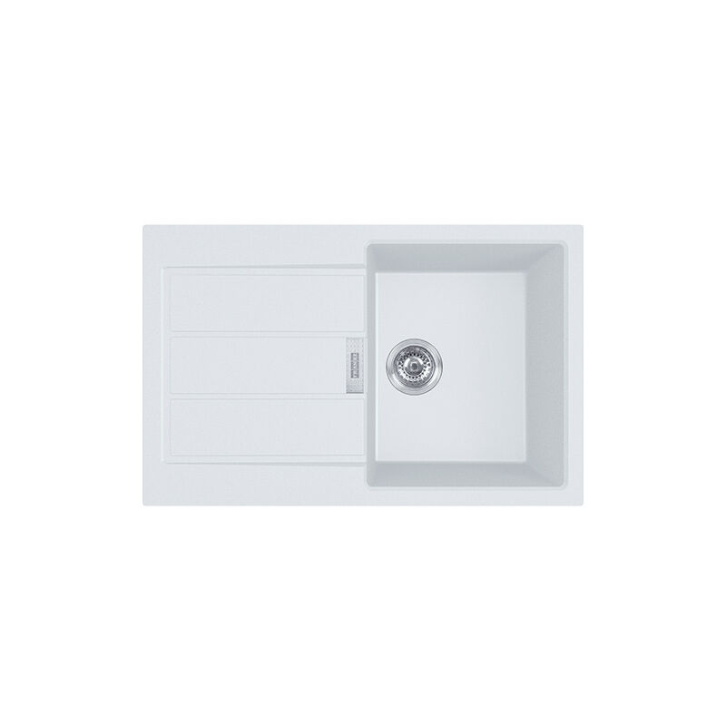 foto del prodotto sirius 2.0 lavello in tectonite s2d 611 78, 78x50 cm, bianco 143.0613.581 franke