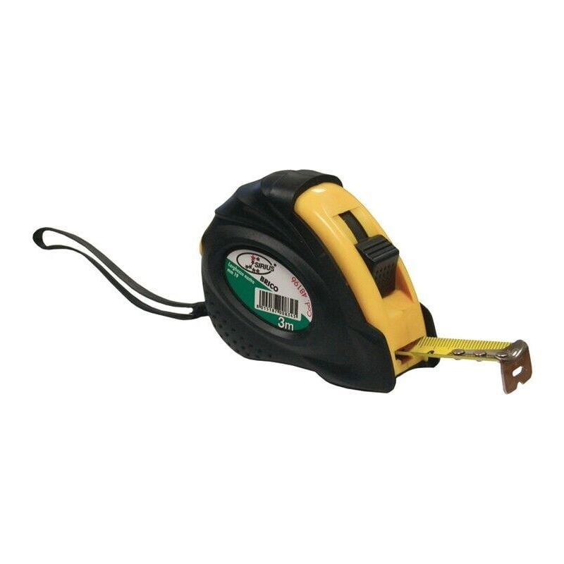 foto del prodotto sirius flessometro bicomponente brico mt3 mm19 nastro acciaio metro