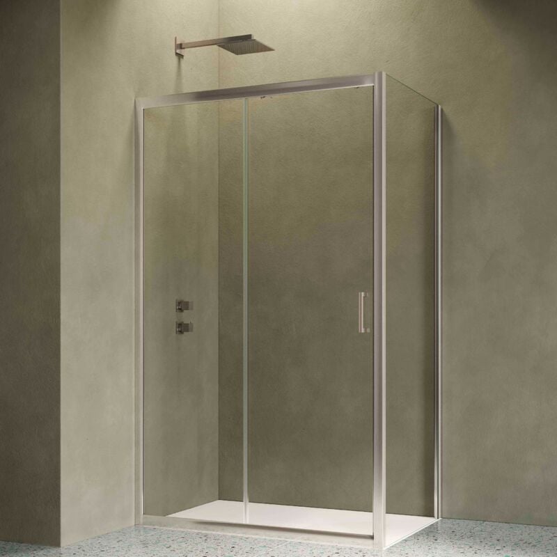 foto del prodotto siro box doccia ad angolo 120x80 cm con 1 anta scorrevole