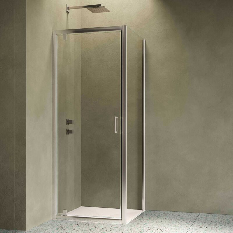 foto del prodotto siro box doccia ad angolo 90x70 cm con 1 anta a battente