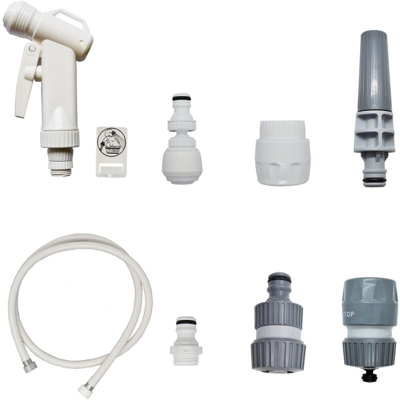 foto del prodotto siroflex 2017 2s kit casa e giardino made in italy doccetta per lavandino cucina con raccordo rapido doccetta per cani doccino per doccia o lancia