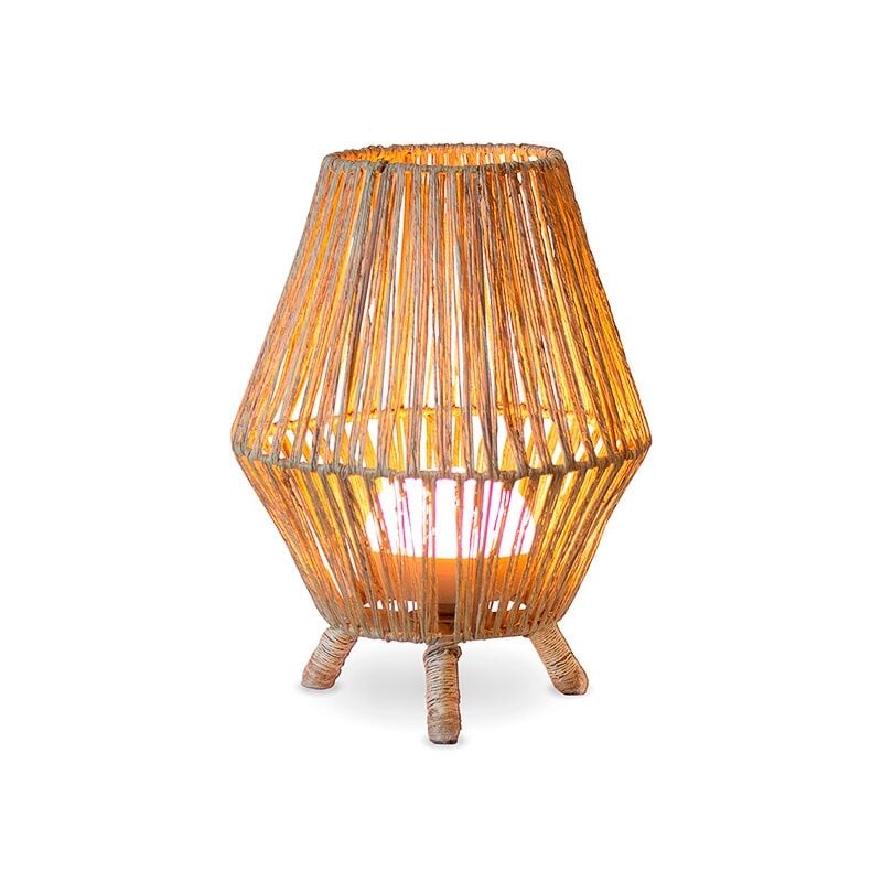 foto del prodotto sisine 30 cm lampada da tavolo con batteria ricaricabile. luce led calda. prodotto in spagna