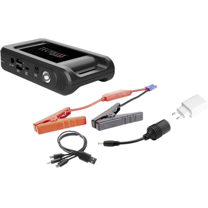 foto del prodotto sistema di accensione rapido tx 218 5030 corrente d avviamento ausiliaria 12 v 350 a compressore, protezione technaxx