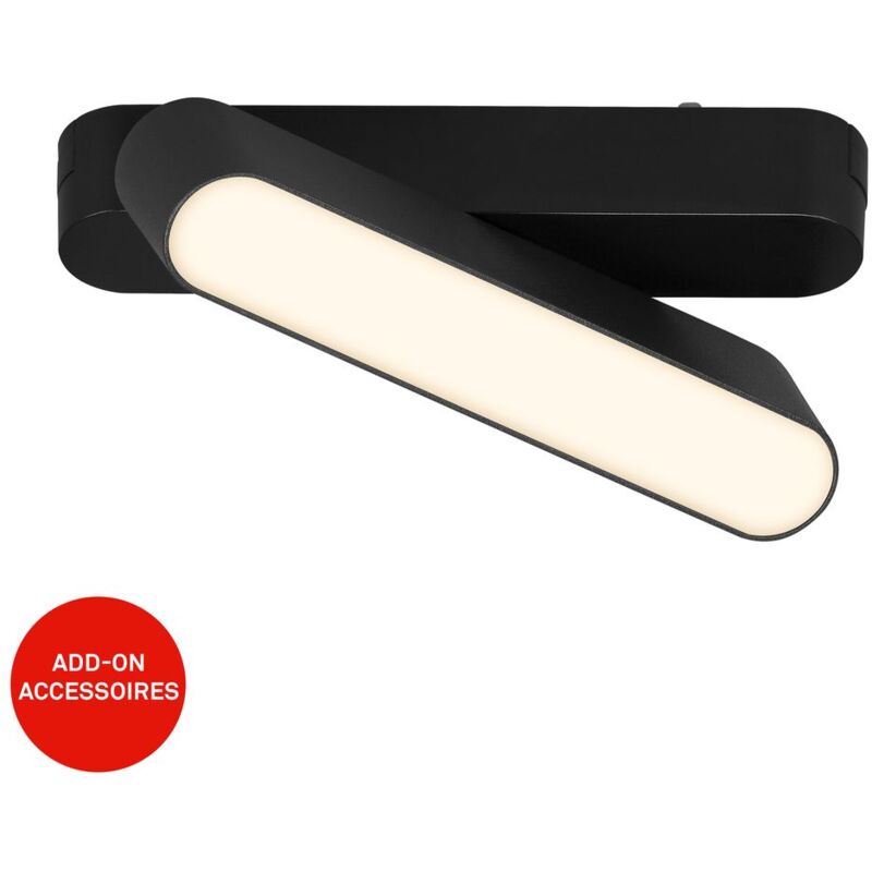 foto del prodotto sistema di binari briloner luxtrail, luce led, orientabile, nero