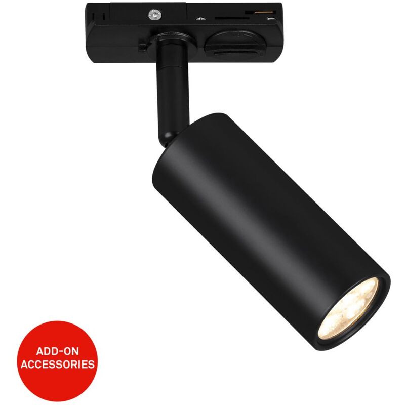 foto del prodotto sistema di binari briloner rail, faretto led, accessori, nero
